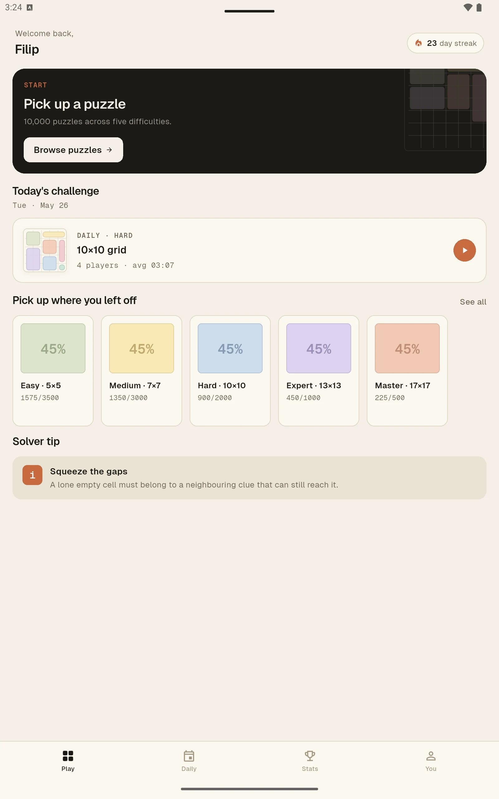 Kuadra — Shikaku Puzzle screenshot