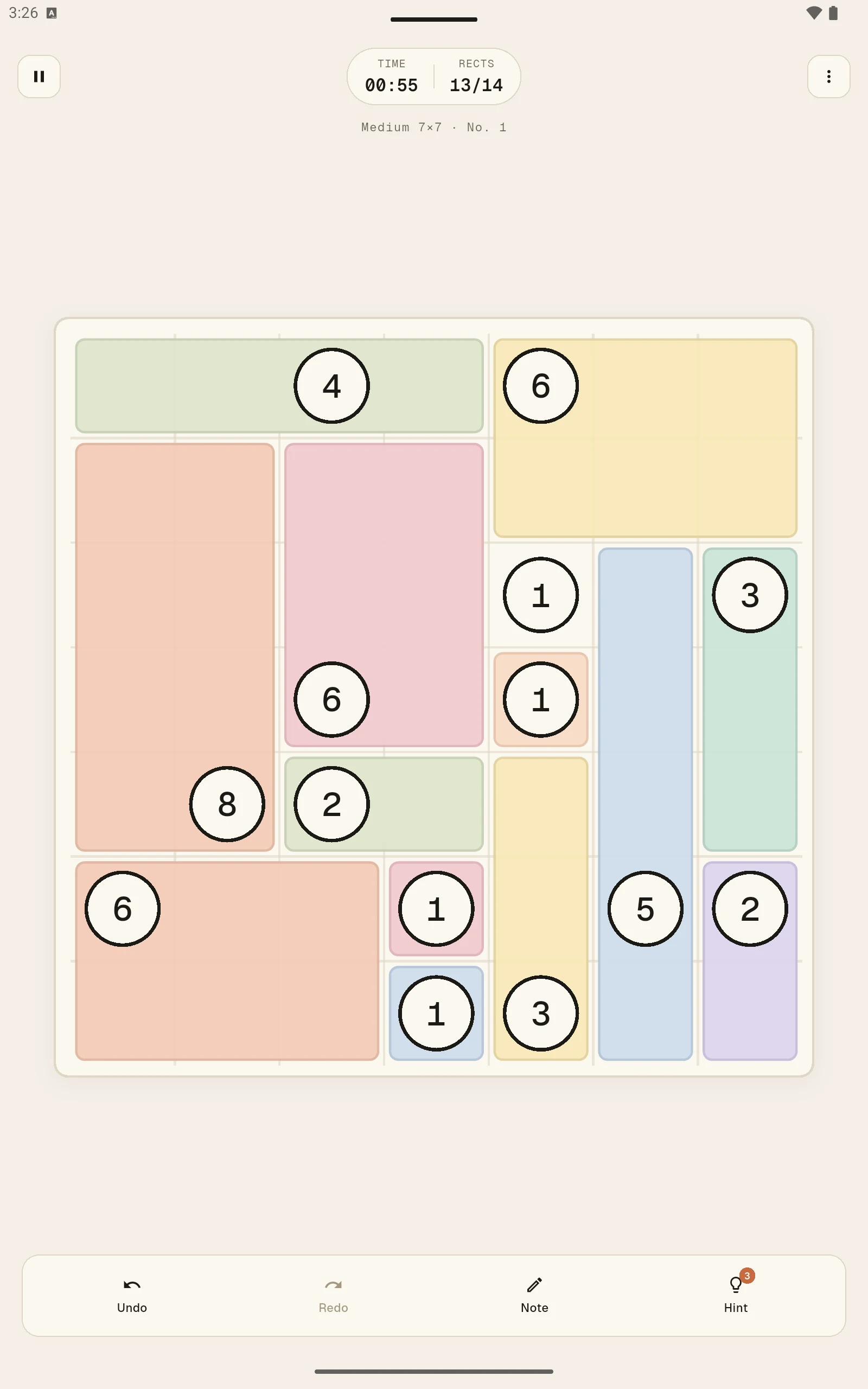 Kuadra — Shikaku Puzzle screenshot